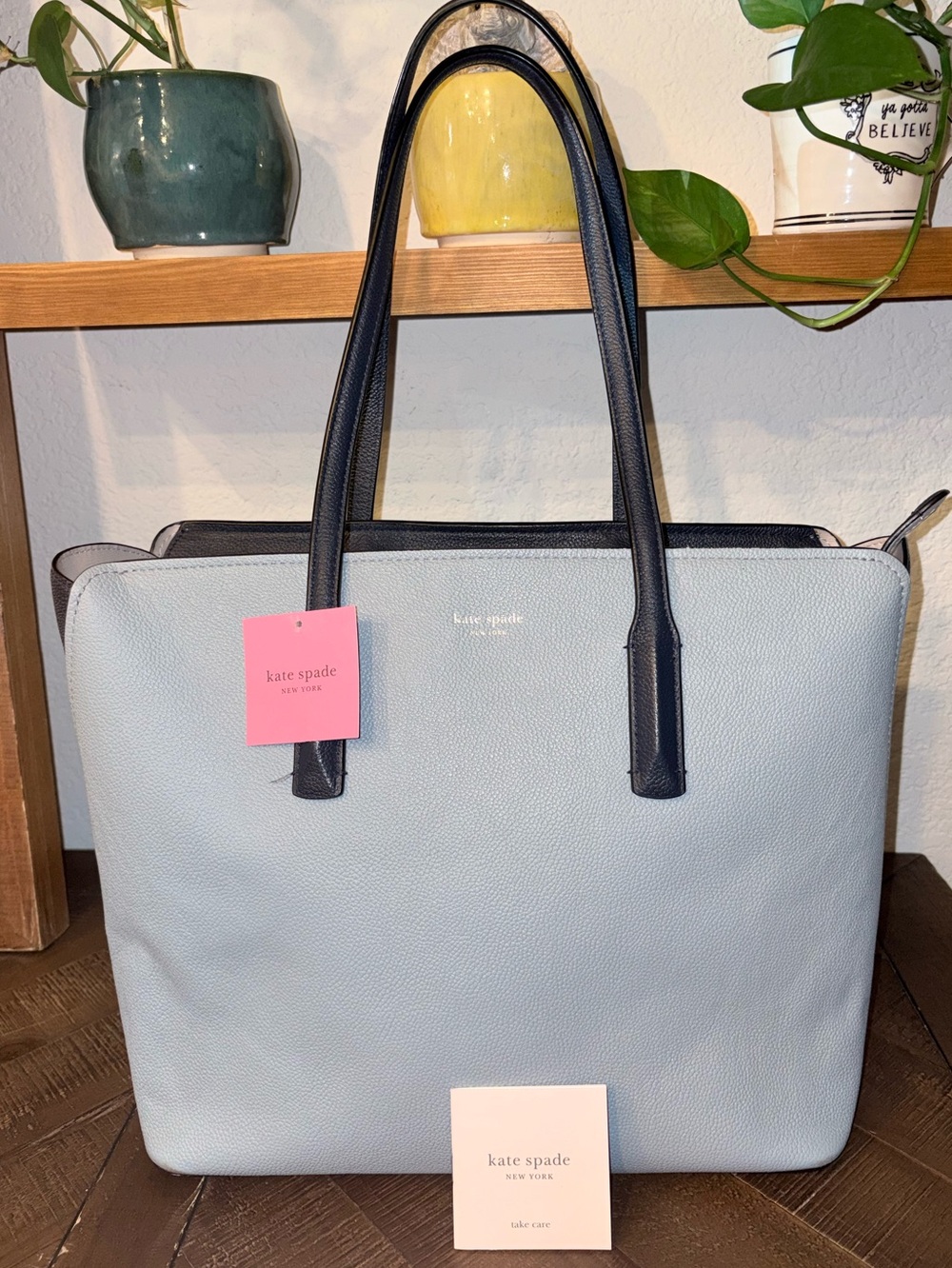 NWT Kate Spade Margaux Large Leather Tote - Picture 1 of 9